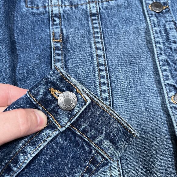 Helmut Lang Men’s MR 87 Large Distressed Grunge Denim Jacket Designer USA Made - Picture 11 of 14